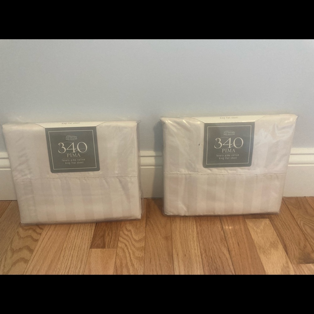 Luxury Pima Cotton King Flat Sheet